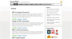 Desktop Screenshot of overpdf.com
